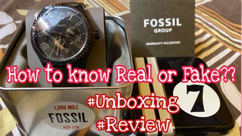 how to tell if its a fake fossil watch|8 Ways To Know If A Fossil Watch Is An Original .